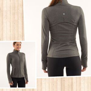 EUC Lululemon Define Jacket*Denim Dark Wren/Olive Green (Size 8)